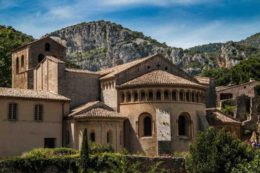 Maison Avec Exterieur Proche Saint Guilhem Le Desert Saint-André-de-Sangonis Exterior foto